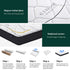 Glay Series Bonnell Spring Mattress – Medium Firm Support & Quilted Top King