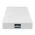 Giselle 25cm King Single Hybrid Mattress Soft Knitted Fabric Edge Support Gel Foam