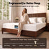 Giselle Queen Hybrid Mattress 25cm Pocket Spring Gel Foam Firm Edge Support