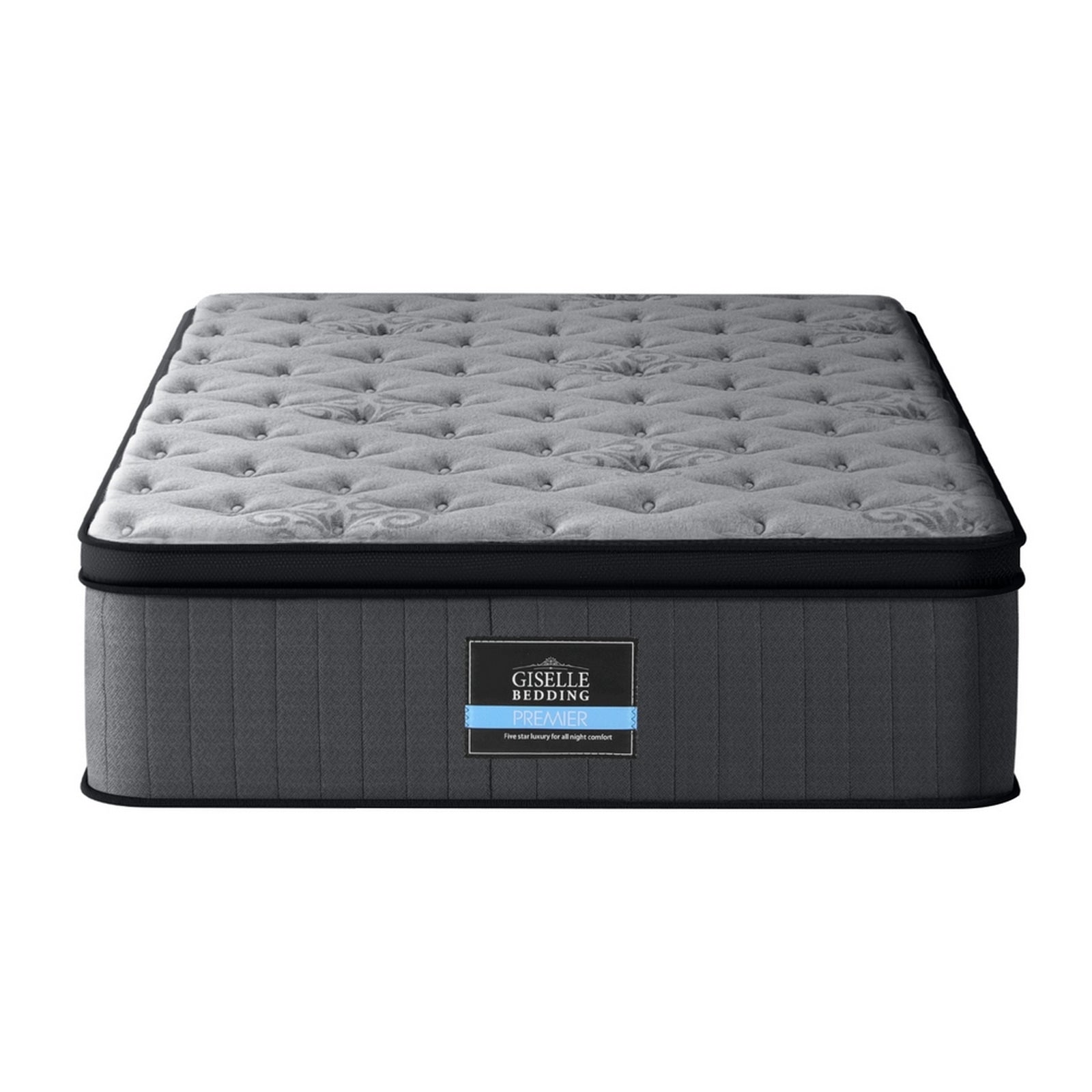34cm King Single Mattress Euro Top Gel Memory Foam Pocket Spring