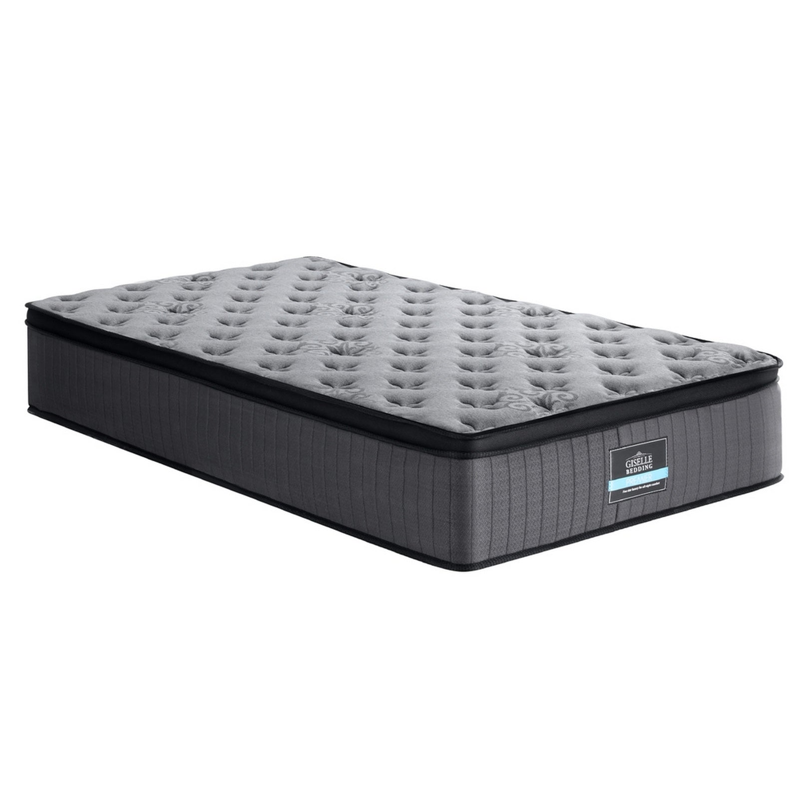 34cm King Single Mattress Euro Top Gel Memory Foam Pocket Spring