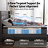 34cm Queen Mattress Euro Top Gel Memory Foam Pocket Spring Grey
