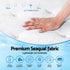 Queen 30cm Gel Memory Foam Pocket Spring Mattress Medium Firm Seaqual Cover