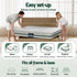 King 20cm Green Tea Foam Pocket Spring Mattress Medium Firm Bamboo Cover