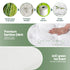 King Single 20cm Green Tea Foam Pocket Spring Mattress Medium Firm Bamboo