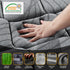 22cm King Mattress Pocket Spring Medium Firm 5-Zone Support Bed