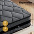 22cm King Mattress Pocket Spring Medium Firm 5-Zone Support Bed