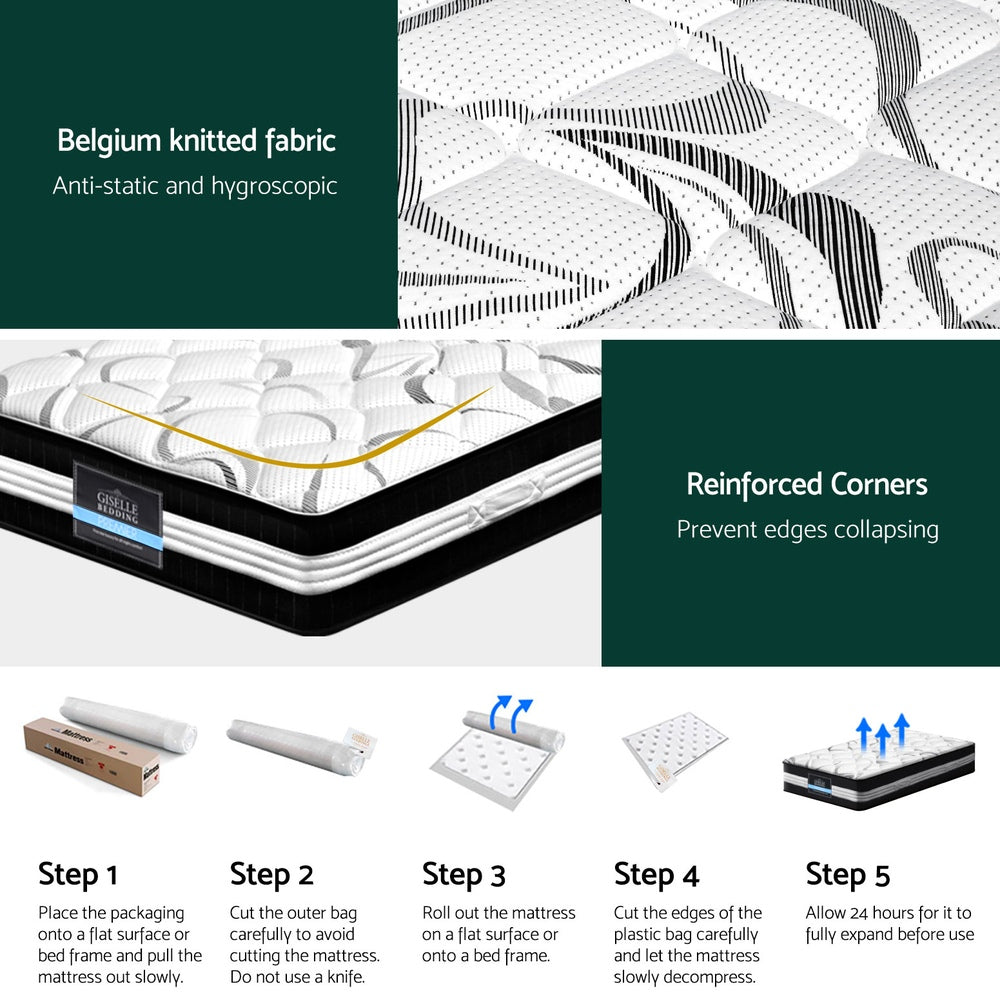 30cm Mattress Medium Firm King Single