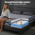 34cm King Hybrid Mattress Pocket Spring Euro Top Bamboo Fabric Bed