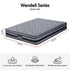 TITAN 34cm Hybrid Mattress – Queen, Euro Top, Medium‑Firm, Bamboo Cover