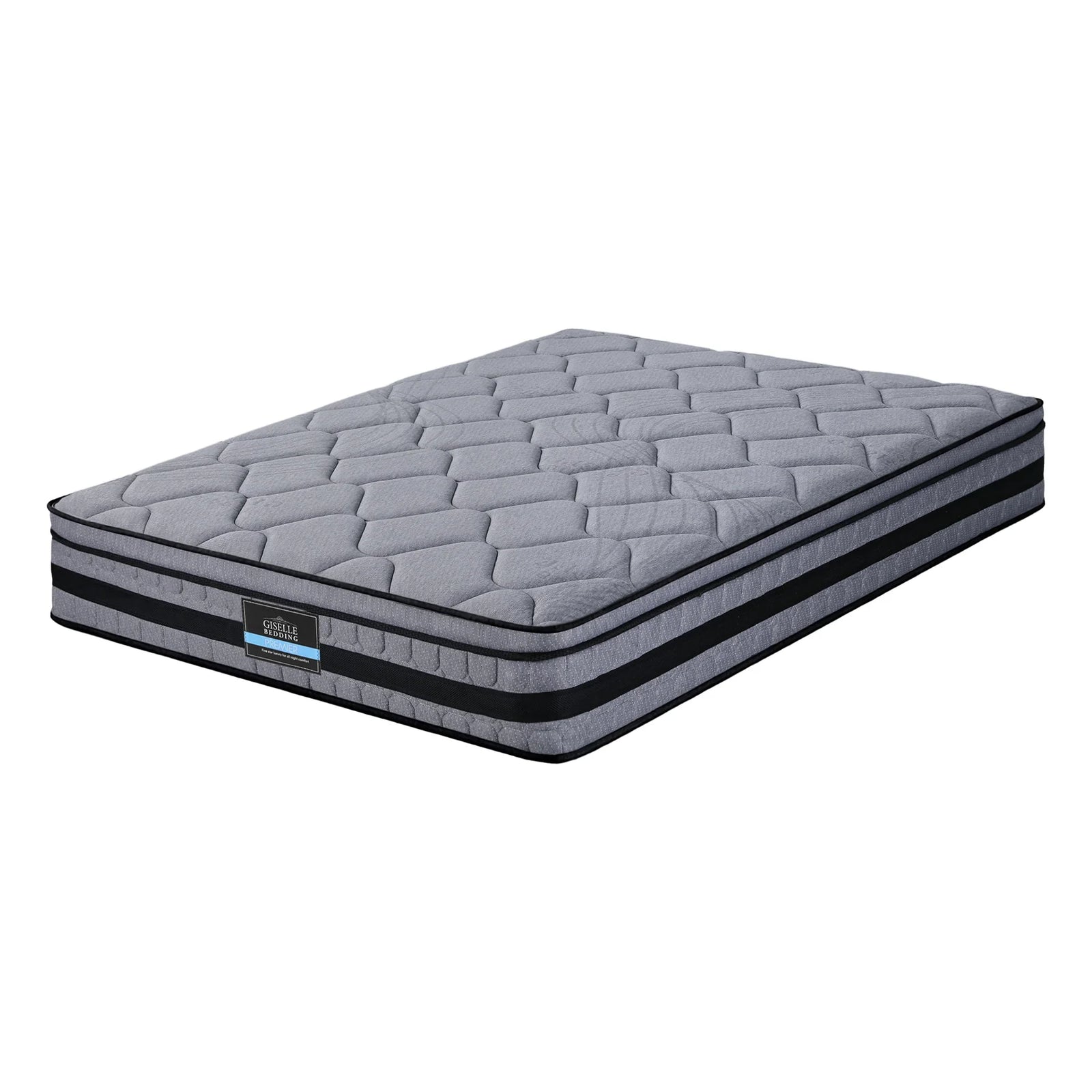 34cm Queen Mattress Hybrid, Pocket Spring Bed Mattress