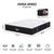 Giselle Double Reversible Spring Mattress Cashmere Cover Gel Foam Firm 35cm