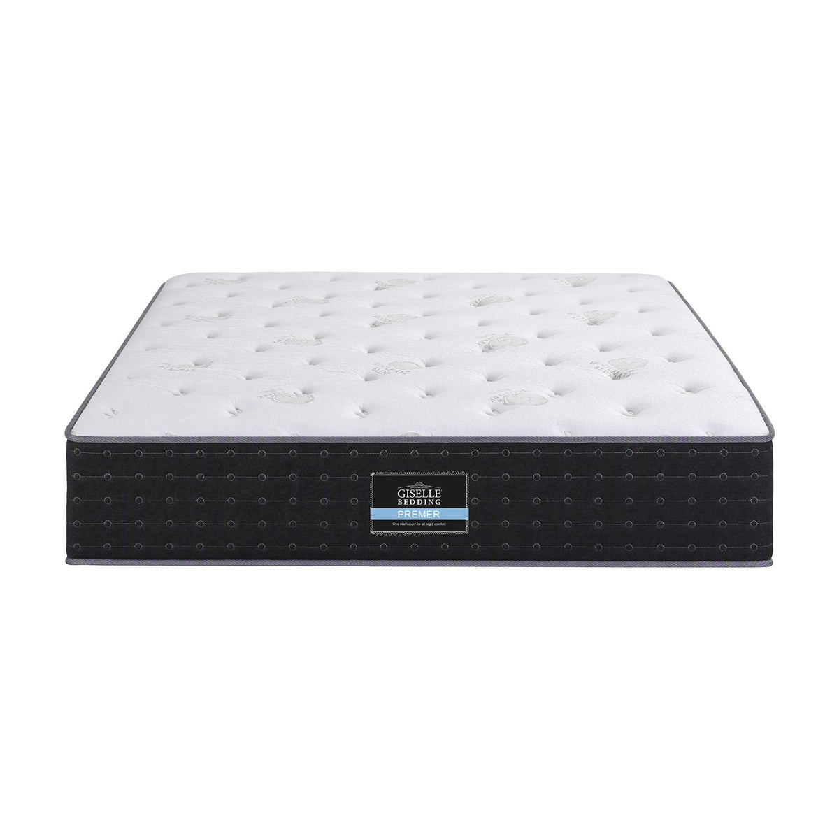 Giselle Queen Pocket Spring Mattress 35cm Reversible Gel Foam Cashmere Top Firm