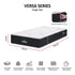 Giselle Single Reversible Spring Mattress Cashmere Cover Gel Foam Firm 35cm