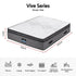 Giselle Bedding Queen Mattress 37cm 4-in-1 Adjustable Firmness Cooling Gel Memory Foam Dual-Zone Flippable for Couples
