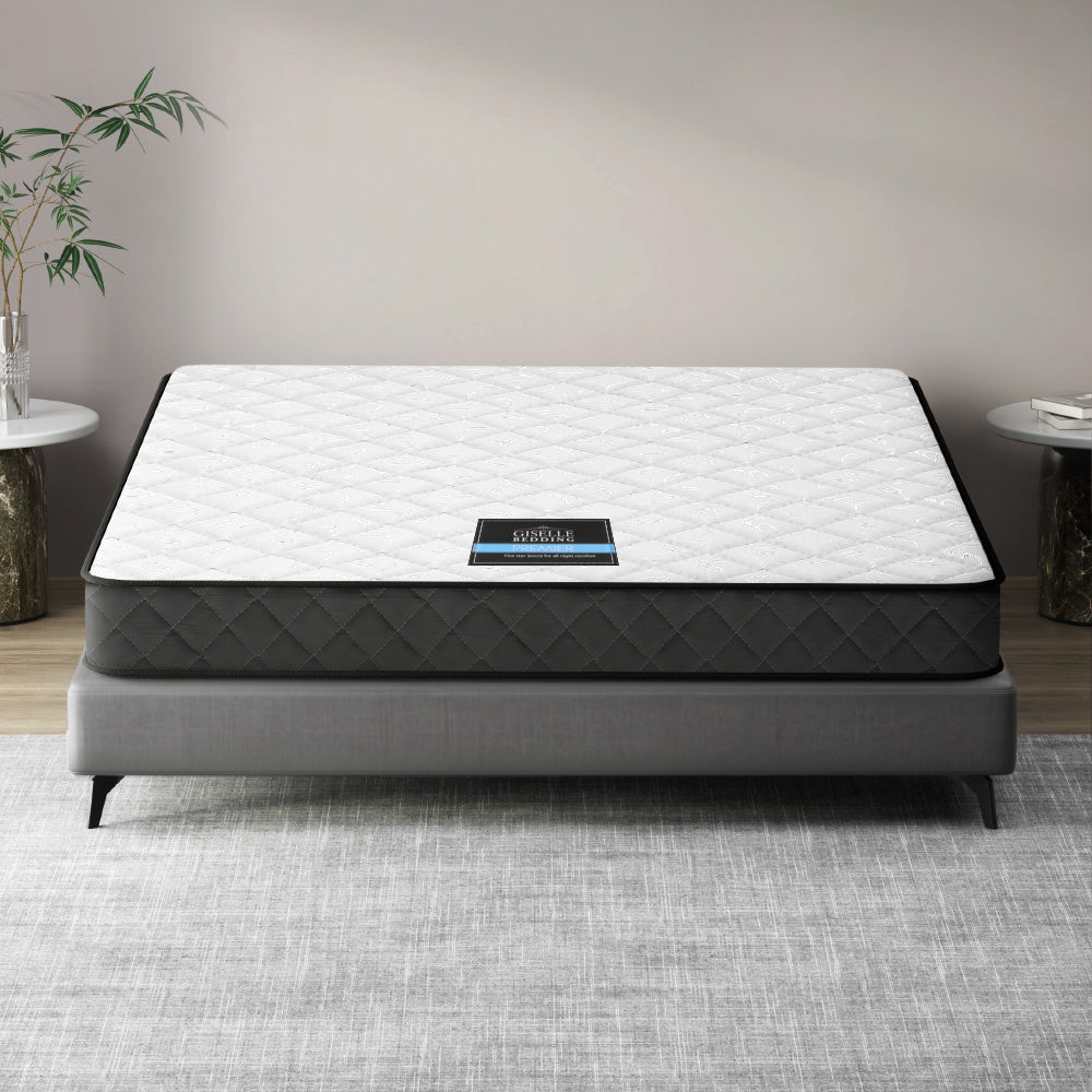 Queen Bonnell Spring Mattress Medium Firm 16cm Support Mattress