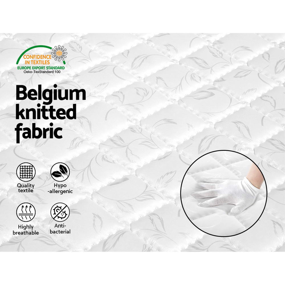 Queen Bonnell Spring Mattress Medium Firm 16cm Support Mattress