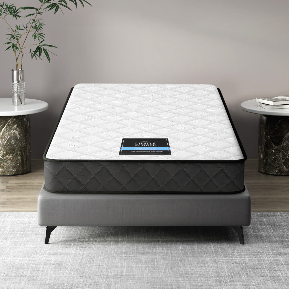 Bonnell Spring Mattress – Single, 16cm, Medium‑Firm, Quilted Top, Hypoallergenic