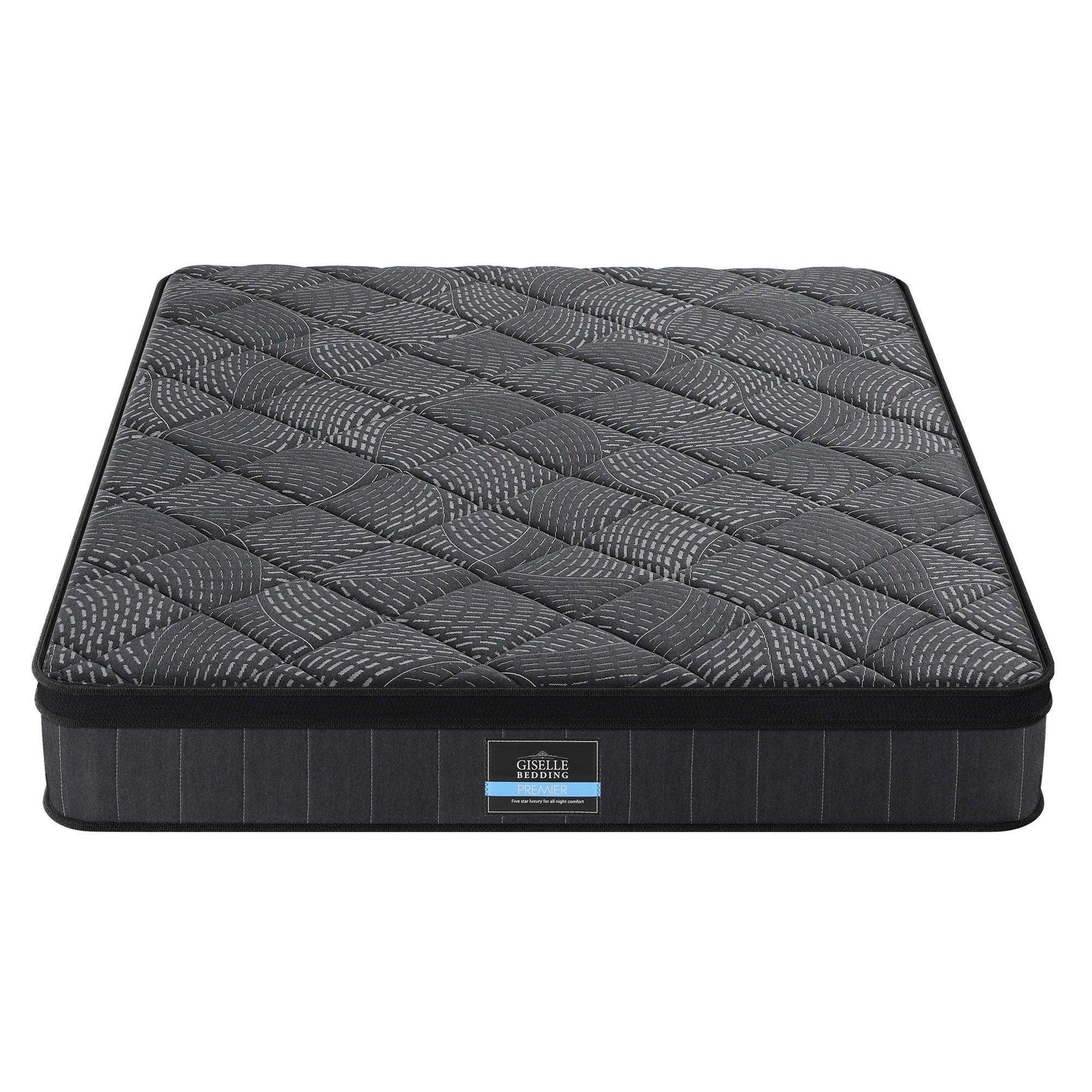 Double Mattress 25cm Pocket Spring Latex Euro Top Medium Firm Bed