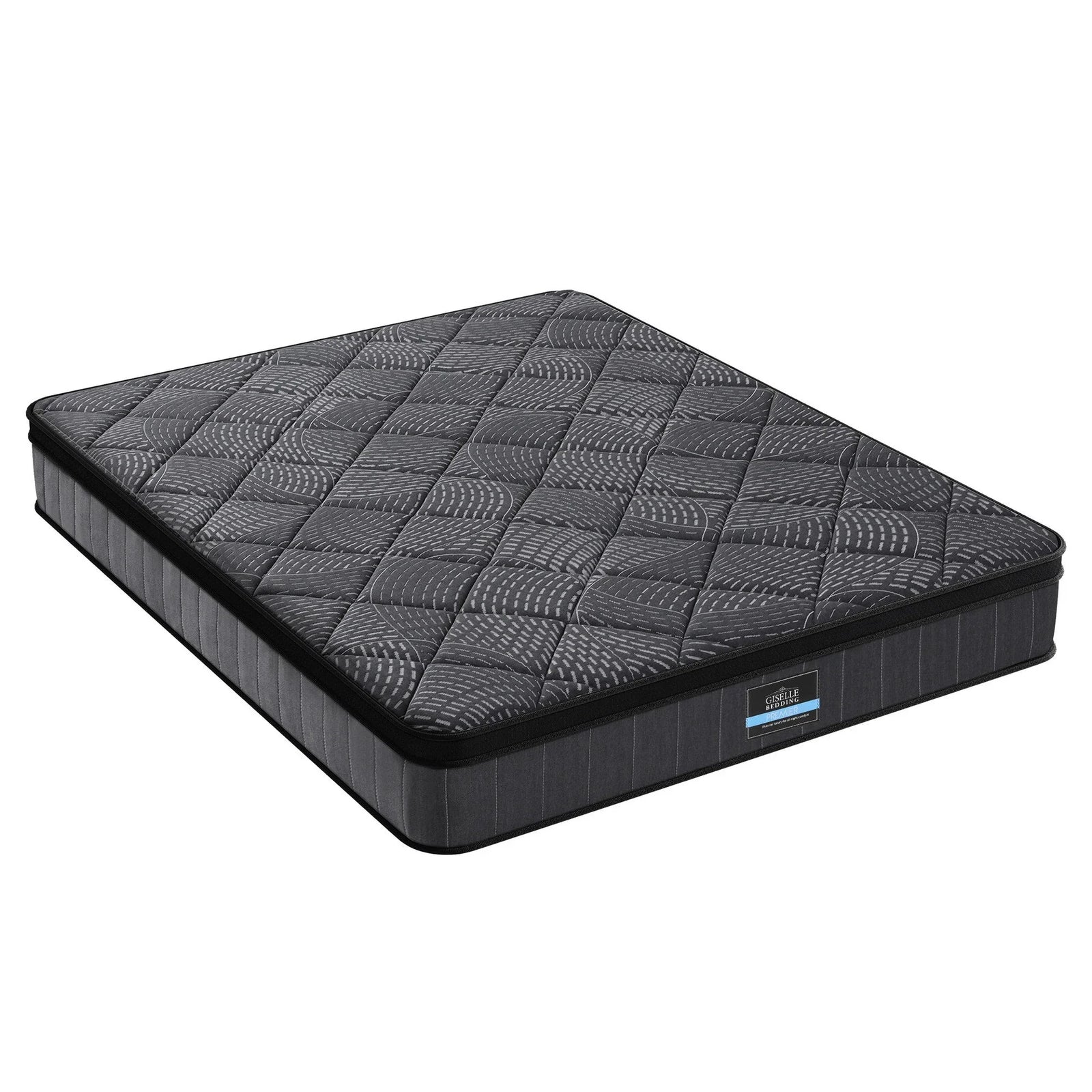 Double Mattress 25cm Pocket Spring Latex Euro Top Medium Firm Bed
