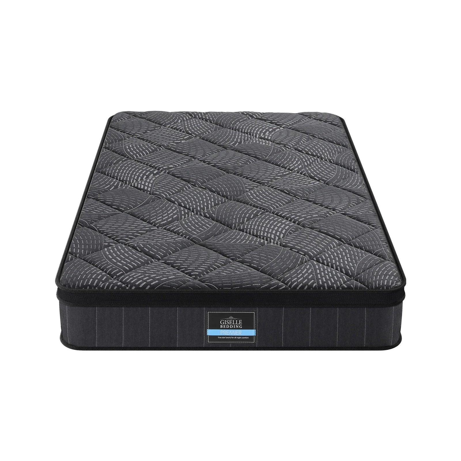 King Single Mattress 25cm Pocket Spring Latex Euro Top Medium Firm Bed
