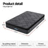 King Single Mattress 25cm Pocket Spring Latex Euro Top Medium Firm Bed