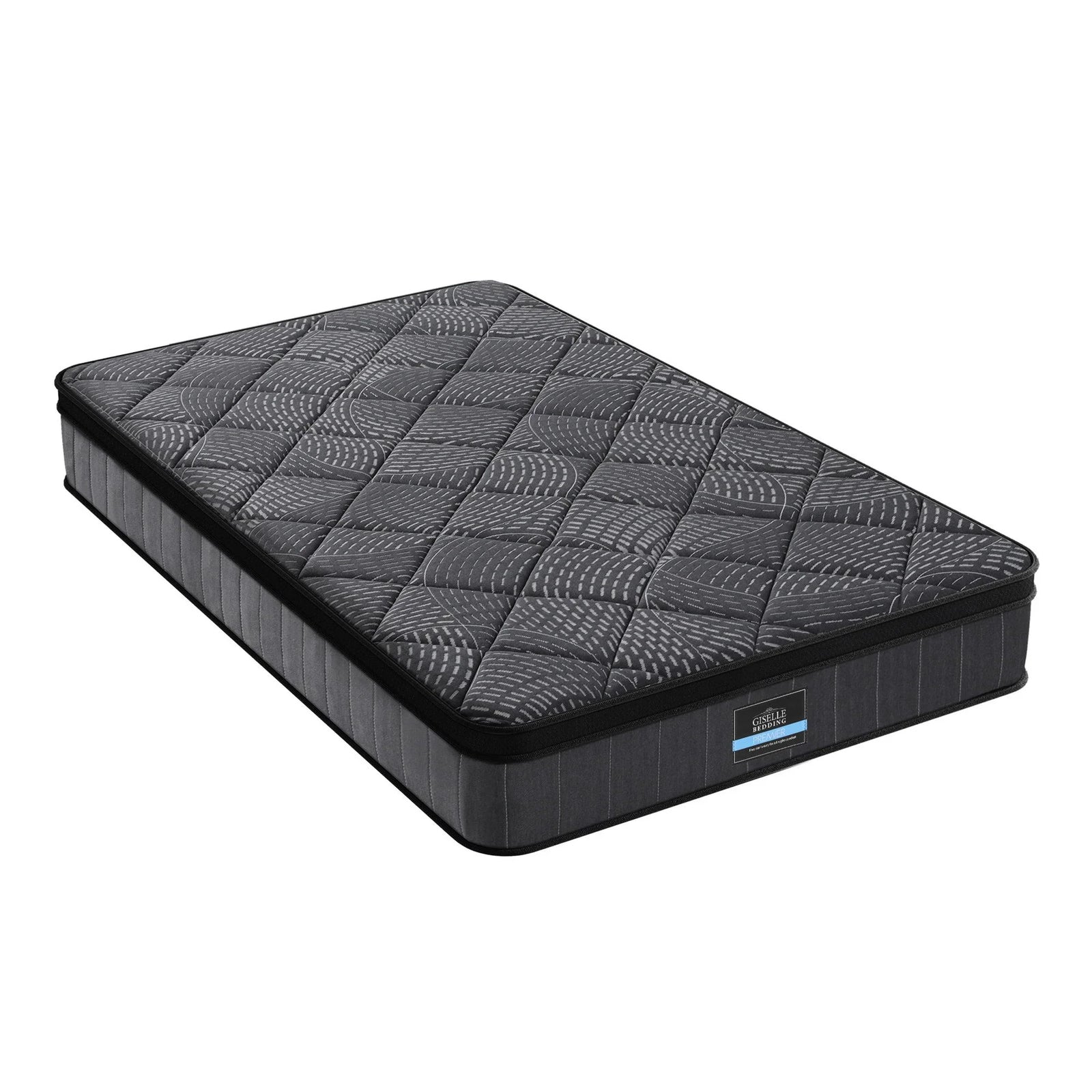 Single Mattress 25cm Pocket Spring Latex Euro Top Medium Firm Bed