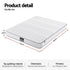 Giselle Double Mattress 20cm with Reinforced Edge Support Egg-Crate Foam