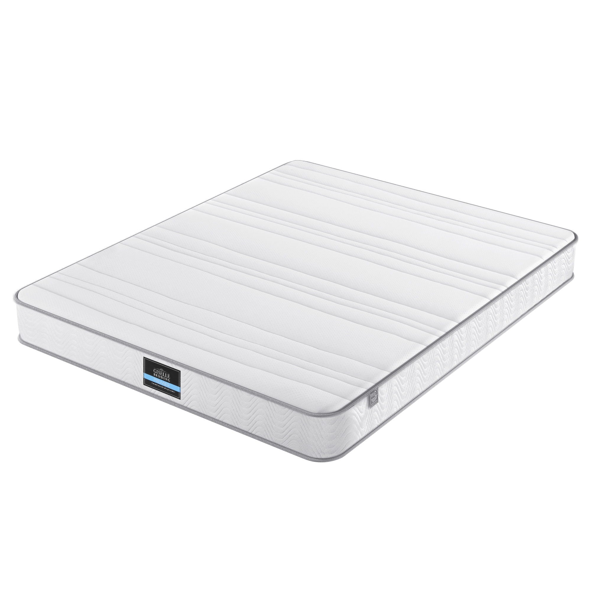 Giselle King Mattress 20cm with Reinforced Edge Support Egg-Crate Foam
