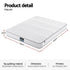 King Mattress 20cm with Reinforced Edge Support Egg-Crate Foam