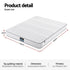 Giselle Queen Mattress 20cm with Reinforced Edge Support Egg-Crate Foam