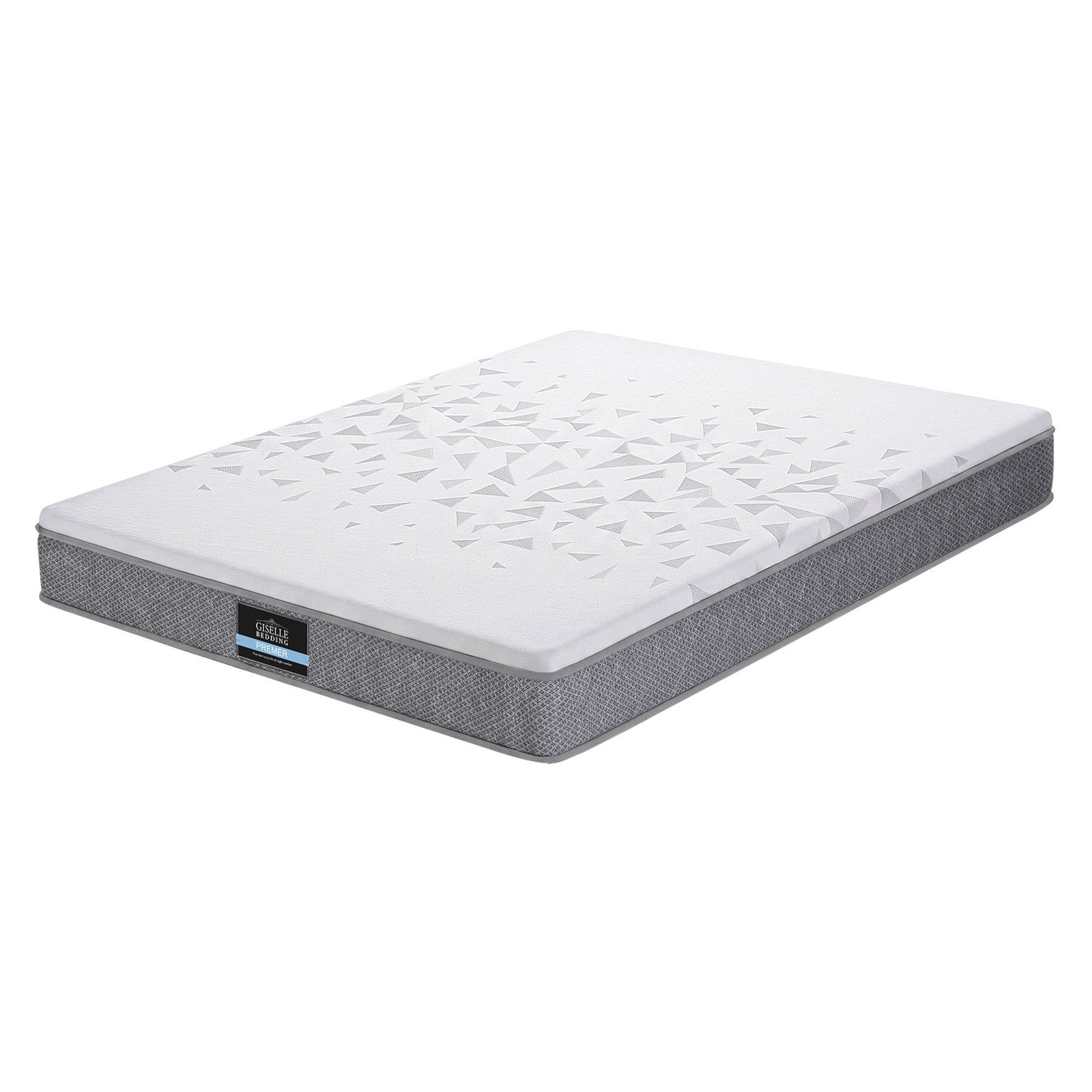 King Mattress 23cm Pocket Spring Mattress with Adjustable Firmness Reversible Foam Layer for Medium Firm & Firm Support Motion Isolation Bedroom Bed