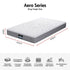 King Single Mattress 23cm Pocket Spring Mattress with Adjustable Firmness Reversible Foam Layer for Medium Firm & Firm Support Motion Isolation Bedroom Bed