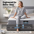 Single Mattress 23cm Pocket Spring Mattress with Adjustable Firmness Reversible Foam Layer for Medium Firm & Firm Support Motion Isolation Bedroom Bed