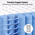 Giselle Queen Mattress 26cm Firm Pocket Spring Dual Edge Support Dark Grey