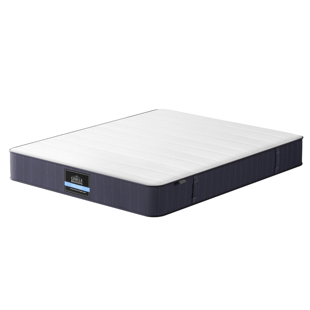 20cm King Mattress Pocket Spring Firm Tight Top Bed Mattress
