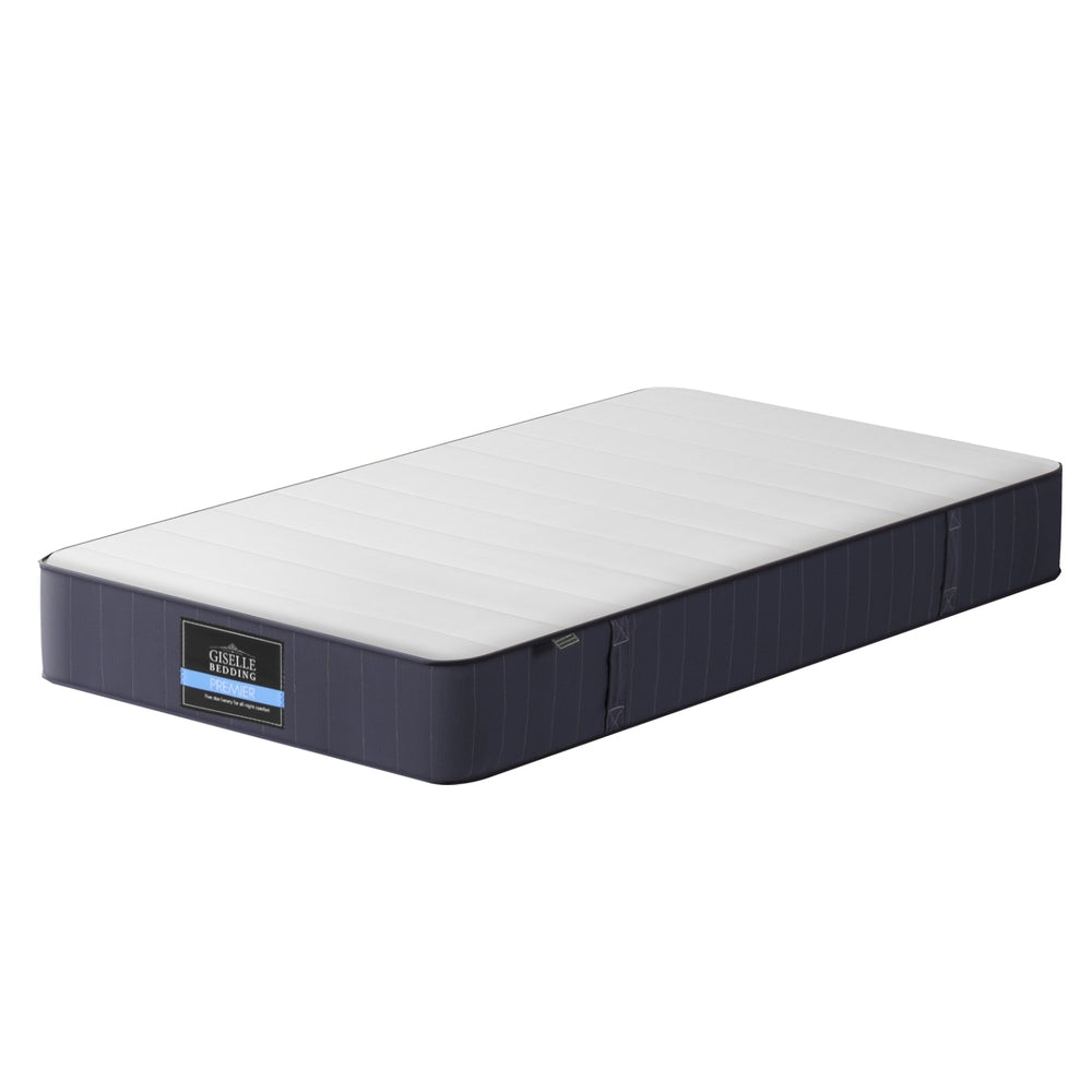 Giselle 20cm Single Mattress Pocket Spring Firm Tight Top Bed Mattress