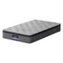 26cm King Single Latex Foam Mattress Bamboo Charcoal Euro Top Medium Firm