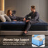 Giselle 34cm Queen Hybrid Mattress with Cooling Gel Memory Foam and Edge Support