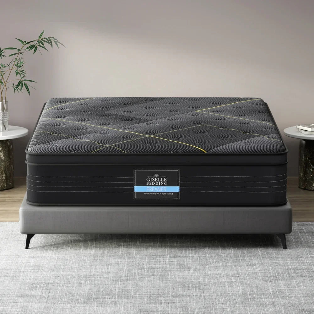35cm  Mattress Queen Bed Bamboo Pocket Firm Foam