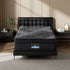 35cm Single Mattress Bamboo Charcoal Pocket Spring Euro Top Medium Firm