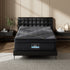 35cm Single Mattress Bamboo Charcoal Pocket Spring Euro Top Medium Firm