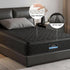 Single Mattress 34cm Euro Top with 5-Zone Pocket Spring Support Black