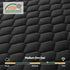 Single Mattress 34cm Euro Top with 5-Zone Pocket Spring Support Black