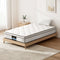 King Single 22cm Euro Top Pocket Spring Mattress Medium Firm Velvet Cover