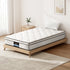 King Single 22cm Euro Top Pocket Spring Mattress Medium Firm Velvet Cover