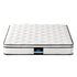 Queen 22cm Euro Top Pocket Spring Mattress Medium Firm Velvet Fabric