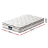 Single 22cm Euro Top Pocket Spring Mattress Medium Firm Velvet Fabric