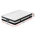 Single 30cm Euro Top Pocket Spring Mattress Medium Firm Knitted Fabric