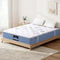 25cm Double Mattress Pocket Spring Euro Top Medium Firm Bamboo Fabric Bed